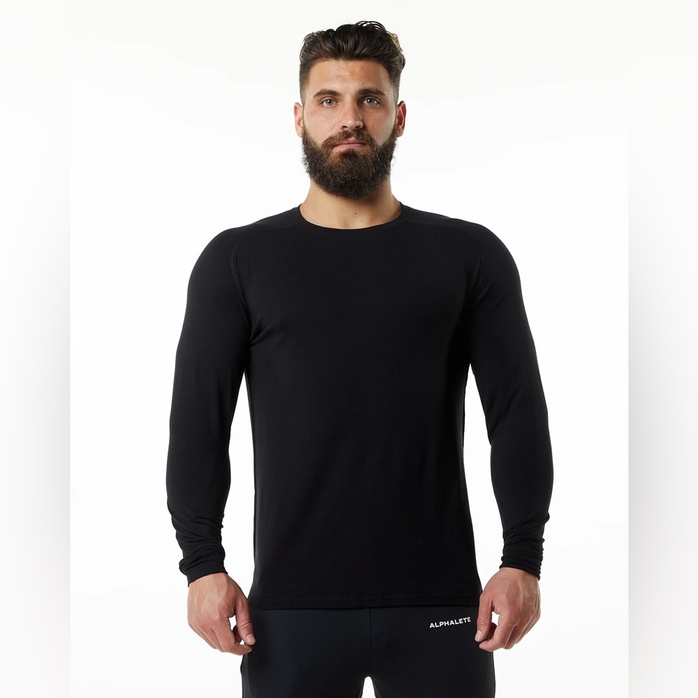 ALPHALETE EVO EPAULETTE LONG SLEEVE TEE